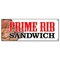 Signmission PRIME RIB SANDWICH BANNER SIGN usda roasted roast beef french dip B-Prime Rib Sandwich - alternate 1